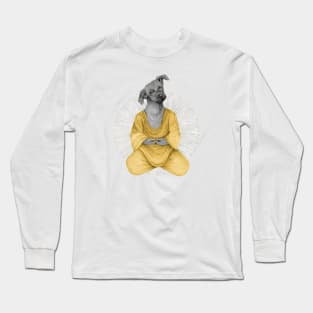 almost meditating dog 1 Long Sleeve T-Shirt